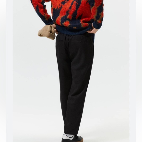 Jogger waist flannel pants - Picture 3 of 3